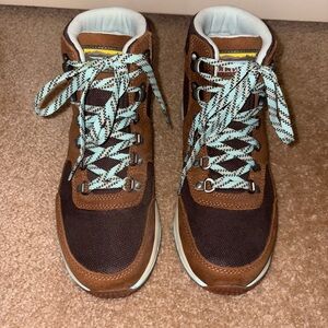 L.L. Bean Brown and Blue Women's Hiking Boots